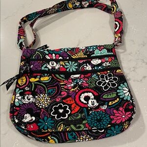 Disney Vera Bradley Multicolor Floral Shoulder Bag